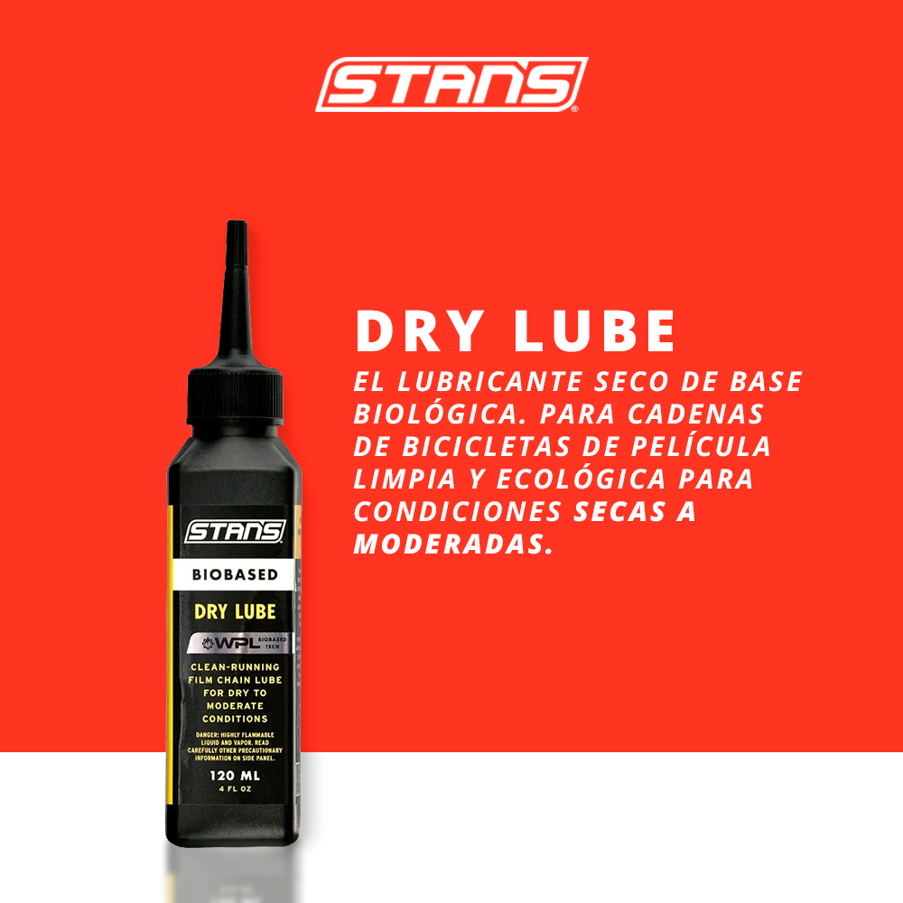 LUBRICANTE SECO PARA CADENAS DE BASE BIOLOGICA DE STAN'S