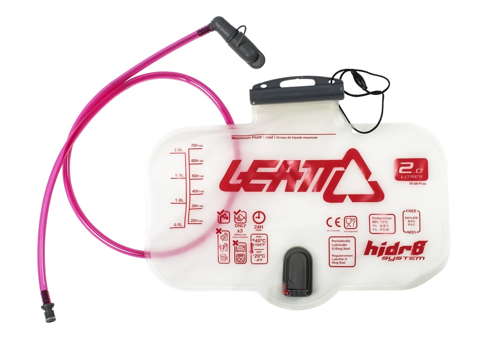 BOLSA DE HIDRATACIÓN HORIZONTAL FLAT CLEANTECH LEATT 2L