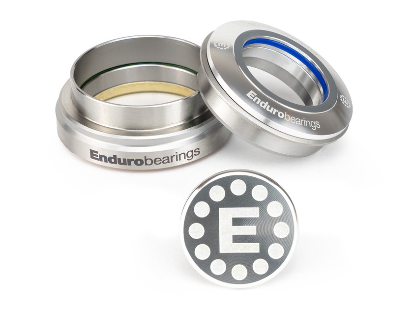 HDK-0022-S - KIT DE DIRECCIÓN MAXHIT ZERO-STACK/CON TAZA EXTERNA DE 1-1/8 X 1-1/2 (44/44 MM) - PLATEADO