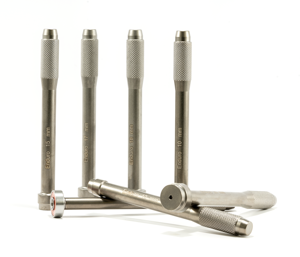 Kit de punzones de acero inoxidable para extracción de baleros