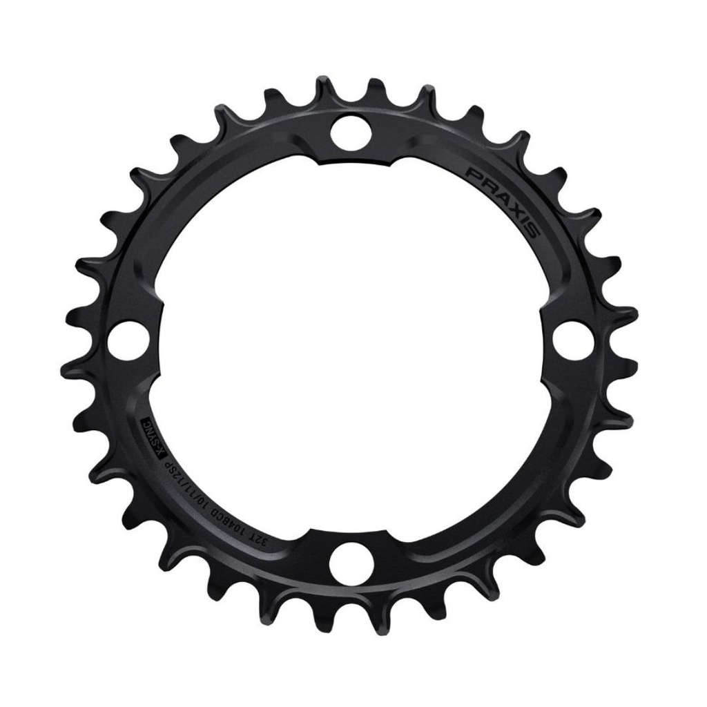 MONOPLATO PRAXIS 104BCD | MTB | 32T |  N/W(10/11/12V) | NEGRO
