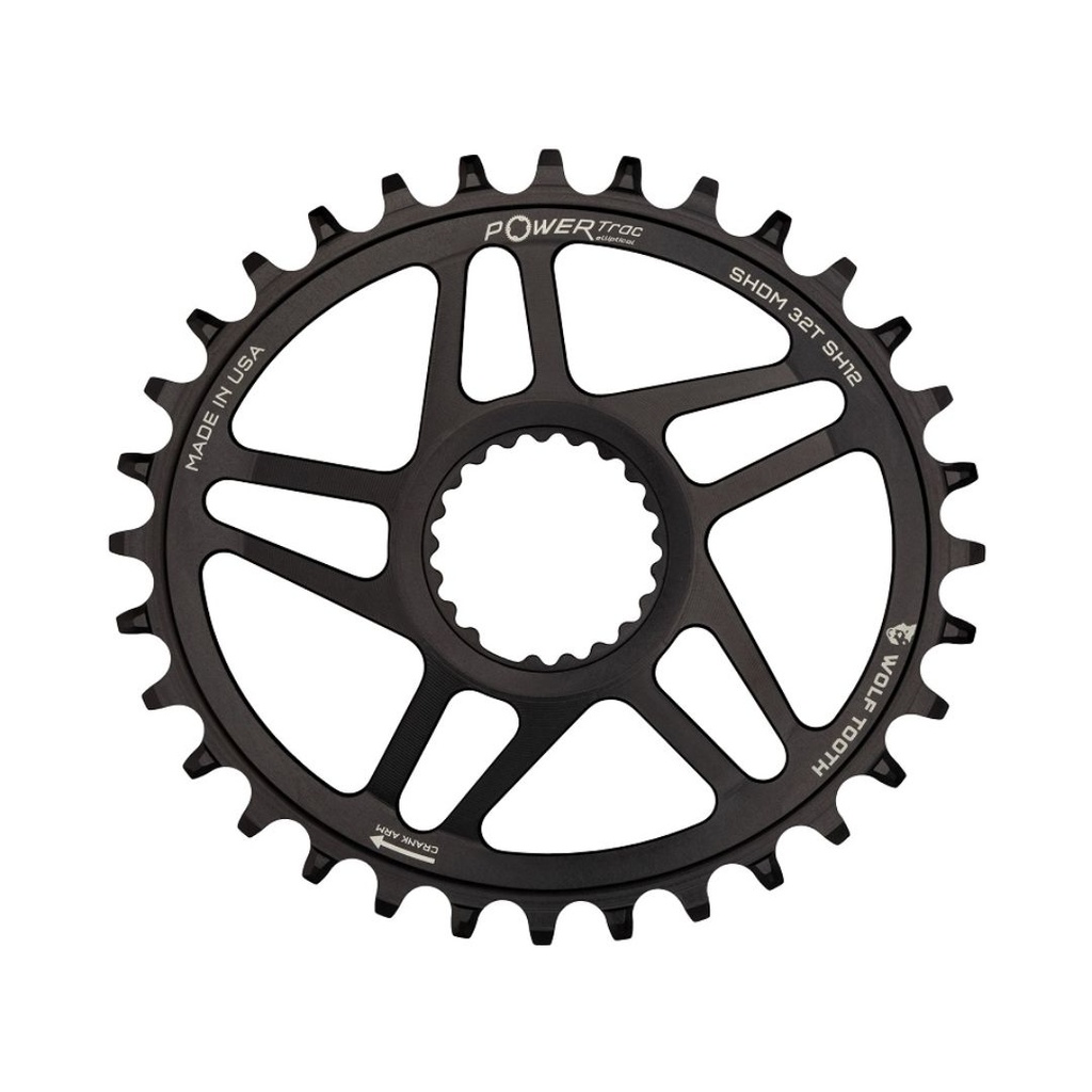 WOLFTOOTH MONOPLATO SHIMANO DIRECT MOUNT 30T 12V BOOST NEGRO