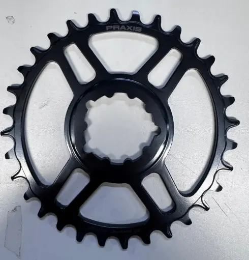 MONOPLATO PRAXIS DM1X | MTB | MONTAJE DIRECTO | "SRAM 3T" | 3MM OFFSET | NEGRO