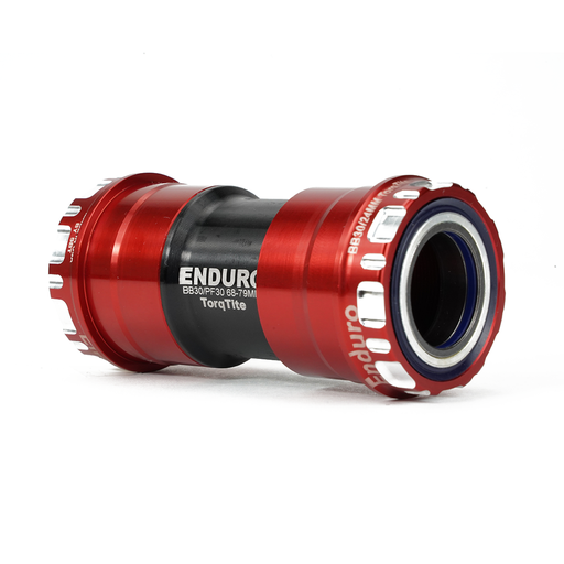 [EB-BKC-0680] BKC-0680 - Torqtite, Ceramic, XD15 Corsa, 45 degree Angular Contact, Bearing Bottom Bracket for BB30 Framesets to Shimano 24mm Cranksets - Red
