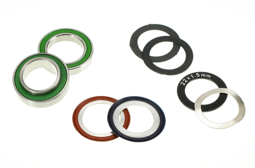 [EB-BKS-54105] BKS-54105 - stainless steel, Angular Contact, Bottom Bracket Bearing Kit for SRAM GXP External Cup BBs