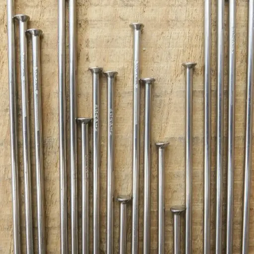 [SP-LEADER-NT-SP-310MED-SIL] RAYO SAPIM LEADER "Straight Pull" PLATA (A MEDIDA PERSONALIZADA DESDE 210 A 270MM)