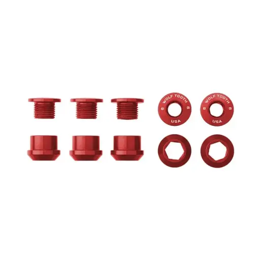 WOLFTOOTH JGO 5 TORNILLOS TUERCAS PARA PLATO