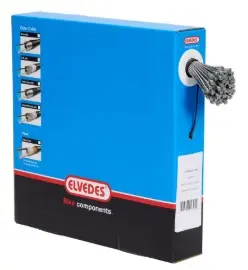 [EV-2023091-BOX] 50 CABLES INTERNOS DE CAMBIO 2,500mm ACERO INOXIDABLE ø0,9 mm CON CABEZAL N ø4×4