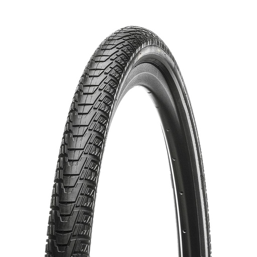 [HS-PV703345] LLANTA HUTCHINSON HAUSSMANN INFINITY URBAN 700CX37 CON REFLEJANTE NEGRA (para cámara)