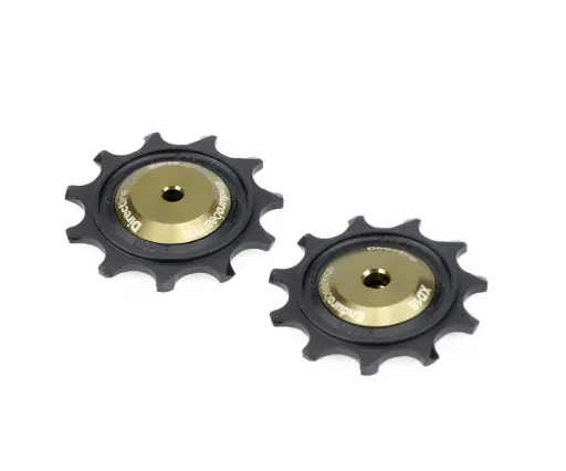 [EB-BKCJ-0452] BKCJ-0452 - POLEAS DE CAMBIO DIRECTLINE DE 11 DIENTES, BALERO HÍBRIDO CERÁMICO XD15, DELRIN MECANIZADO PARA DESVIADORES SHIMANO DURA ACE ROAD DE 12 VELOCIDADES (ORIFICIO PARA PERNO DE 5 MM)