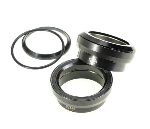 [EB-HDK-0007] HDK-0007 - 1-1/8 Black Oxide, Angular Contact, External Bearing Kit for 34mm (1-1/8) ID head tube framesets.