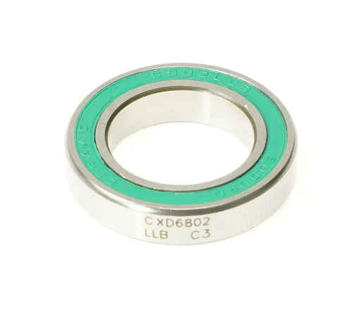 [EB-BB CXD 6802 LLB C3-bag] CXD 6802 LLB C3 - XD15 Ceramic-Hybrid, ABEC-5, Radial Bearing (C3 Clearance) - 15mm x 24mm x 5mm