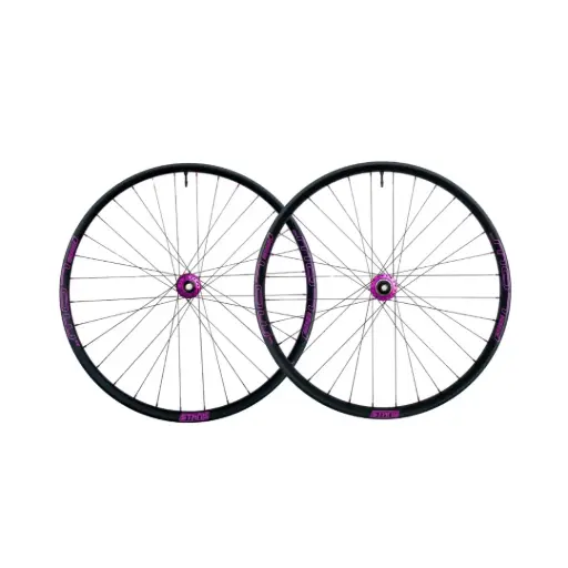 [SN-WMP29FLMK4-104-HG] JUEGO DE RUEDAS CON ARO STAN'S FLOW MK4 29" 32H MAZA BITEX HG 6T (12X148) EDICION ESPECIAL MORADA