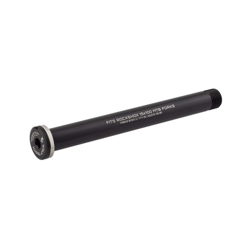 [WT-FA15-100-SR] WOLFTOOTH EJE PASANTE P/ROCKSHOX 15X100MM NEGRO
