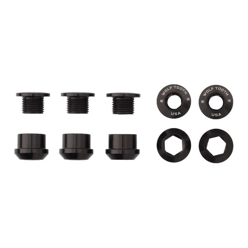 WOLFTOOTH JGO 5 TORNILLOS TUERCAS PARA PLATO 