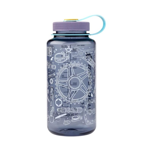 [WT-BTL-NLG-WHT-32oz] WOLFTOOTH  Nalgene Bottle 32 oz (chainring design) 