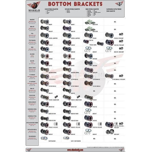 [WM-BR-5] CATALOGO WHEELS MANUFACTURING DE BOTTOM BRACKETS