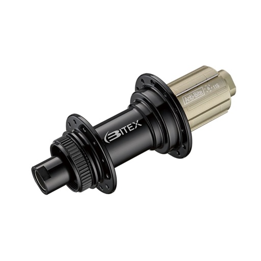 MAZA TRASERA RUTA BITEX ´25 BX106R DISC CENTERLOCK 12x142MM NEGRA "J" (EZO)