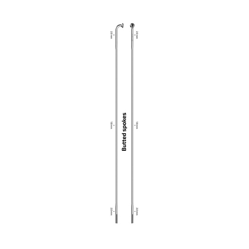 [SP-SPRINT-LBNT-J-310-BLK] RAYO SAPIM SPRINT "J" NEGRO 310MM SIN ROSCA