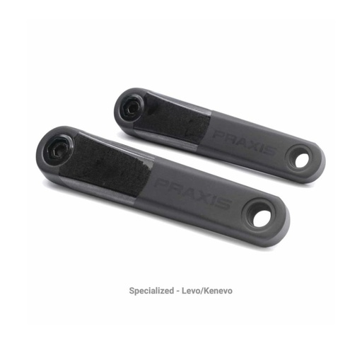 PAR DE BIELAS PRAXIS E-CRANK SET | TURBO-ISIS | SBC | LEVO/G2 | ALUMINIO  