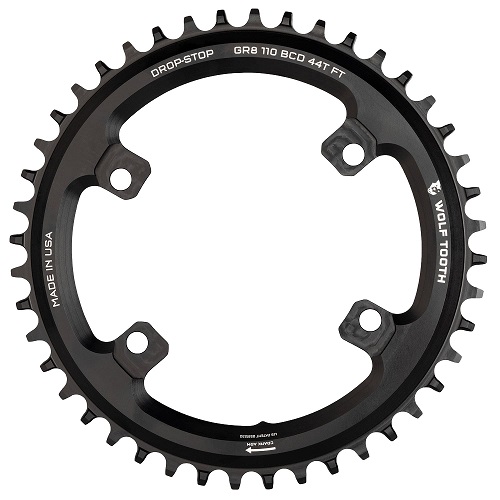 [WT-SH11042-GR] WOLFTOOTH MONOPLATO BCD110X42T NEGRO SHIMANO GRX