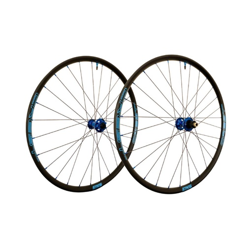 JUEGO DE RUEDAS BITEX BOOST CON ARO STAN'S CREST MK4 29" 28H EDICION ESPECIAL AZUL
