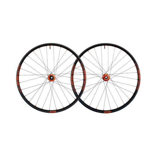 JUEGO DE RUEDAS BITEX BOOST CON ARO STAN'S CREST MK4 29" 28H EDICION ESPECIAL NARANJA