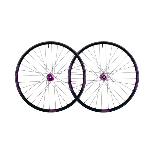 JUEGO DE RUEDAS BITEX BOOST CON ARO STAN'S ARCH MK4 29" 32H EDICION ESPECIAL MORADA