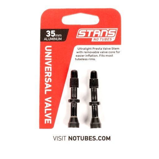 VALVULA STAN´S ALU V/F 35MM (TARJETA 2PZAS)
