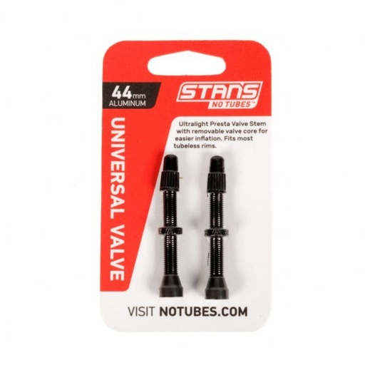 VALVULA STAN´S ALU V/F 44MM (TARJETA 2PZAS)