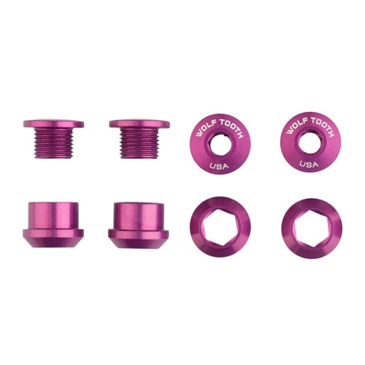 WOLFTOOTH JGO. 4 TORNILLOS/TUERCAS PARA PLATO