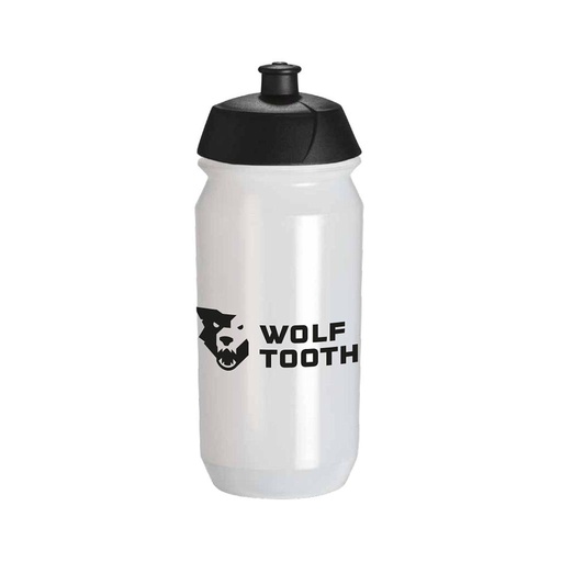 [TX-B10-2024-WT-01] BIDON SHIVA BIO 500CC TRANSPARENTE/NEGRO "WOLF TOOTH"