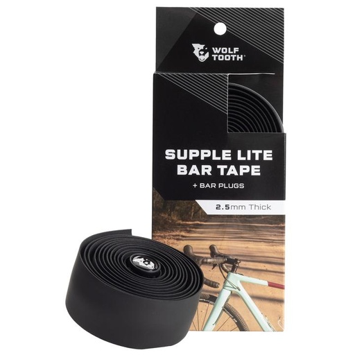 [WT-SLITE-BARTAPE-BLK] CINTA WOLFTOOTH SUPPLE LITE BAR TAPE NEGRA