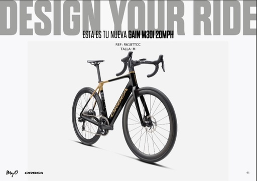  	
Bicicleta de Carretera Eléctrica ORBEA GAIN M30i 20mph 2023