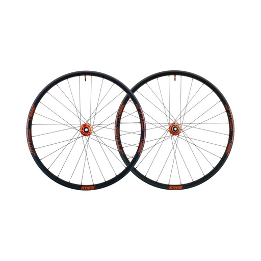 [SN-WMP297MK4-102-SMS] JUEGO DE RUEDAS CON ARO STAN'S FLOW MK4 29" 32H MAZA BITEX MS 6T (15X110, 12X148) EDICION ESPECIAL ROJO