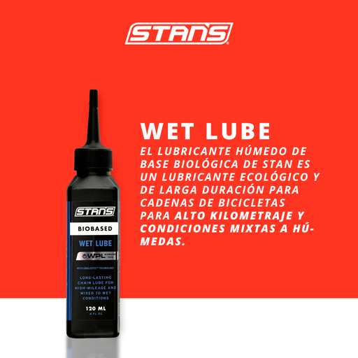 [SN-LC0001] LUBRICANTE HUMEDO PARA CADENAS DE BASE BIOLOGICA DE STAN'S