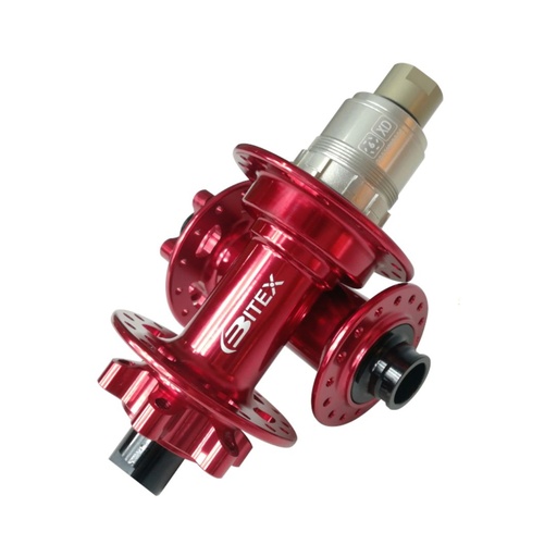 [BX-BX211PR28/E-S/T] PAR DE MAZAS BITEX BX211 BOOST 15X110MM/12X148MM BODY HG ROJAS 28H (EZO) (Sin rosca)