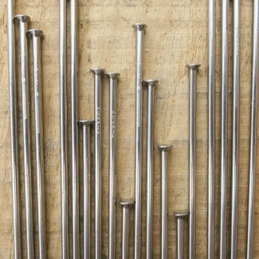 [SP-LEADER-NT-SP-310-SIL] RAYO SAPIM LEADER "Straight Pull" PLATA 310MM SIN ROSCA