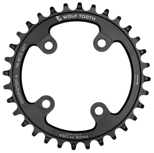 [WT-7632] WOLFTOOTH MONOPLATO 76 BCD PARA SRAM XX1 Y SPECIALIZED STOUT 32T NEGRO