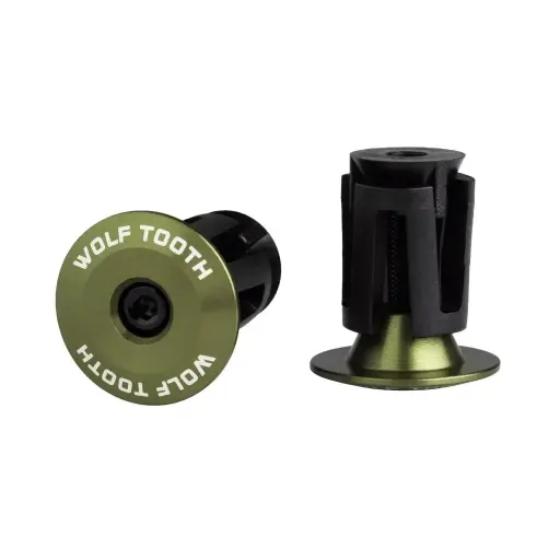 WOLFTOOTH PAR DE TAPONES PARA MANUBRIO ALUMINIO