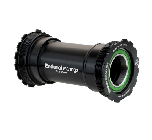 [EB-BKS-0246] BKS-0246 - T47 Internal--Threaded, stainless steel, Angular Contact Bearing Bottom Bracket for 86mm Shell, T47 Framesets and Shimano 24mm Cranksets